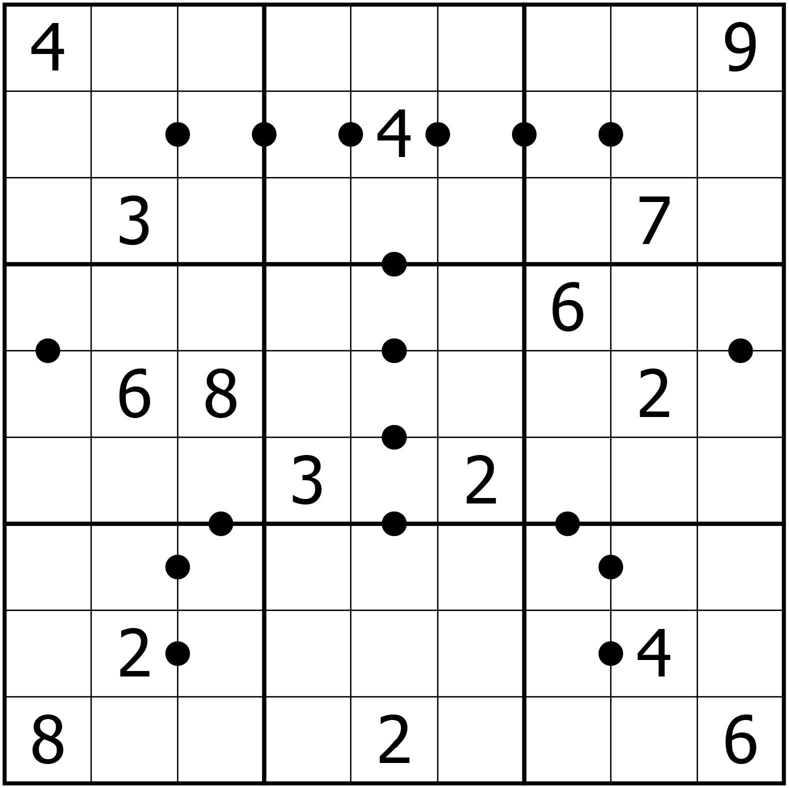 Ay�n Sudokusu: Ard���k �iftli Sudoku