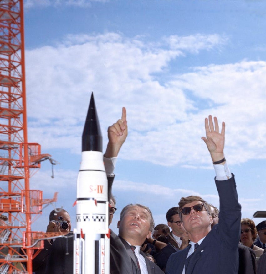 Başkan John F. Kennedy & uzay sevdası